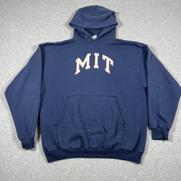 Champion Other - Vintage Champion Hoodie Mens XL Blue MIT University College Pullover Y2K Graphic